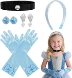Blue Princess Cosplay Accessories for Kids & Girls (3-8 Years)