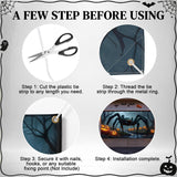 Halloween Garage Door Cover, Scary Banner, 7 x 16 Ft