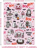 Pink Ghost Blanket, Cute Halloween Blankets and Throws