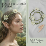 Elf Ears & Fairy Crown Halloween Costume Set for Women