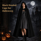 Halloween Gold Hooded Costume Cloak