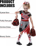 Zombie Cheerleader Costume for Girls