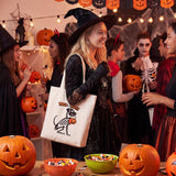 Halloween Skull Tote Bag, Trick or Treat Bag for Parties