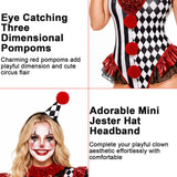 4 PCS Clown Costume for Women