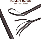 Faux Leather Woven Whip for Women and Men