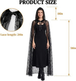 Halloween Gold Hooded Costume Cloak