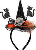 Witch Hat Headband for Women, Halloween Costume Accessory