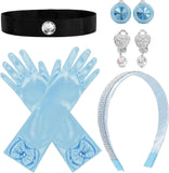 Blue Princess Cosplay Accessories for Kids & Girls (3-8 Years)