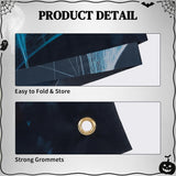 Happy Halloween Banner, Pumpkin Halloween Backdrops for Wall