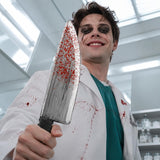 Halloween Fake Knife, Bloody Butcher, Scream Costume Accessory