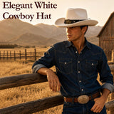 Cowboy Hat with Hat Band for Women Men