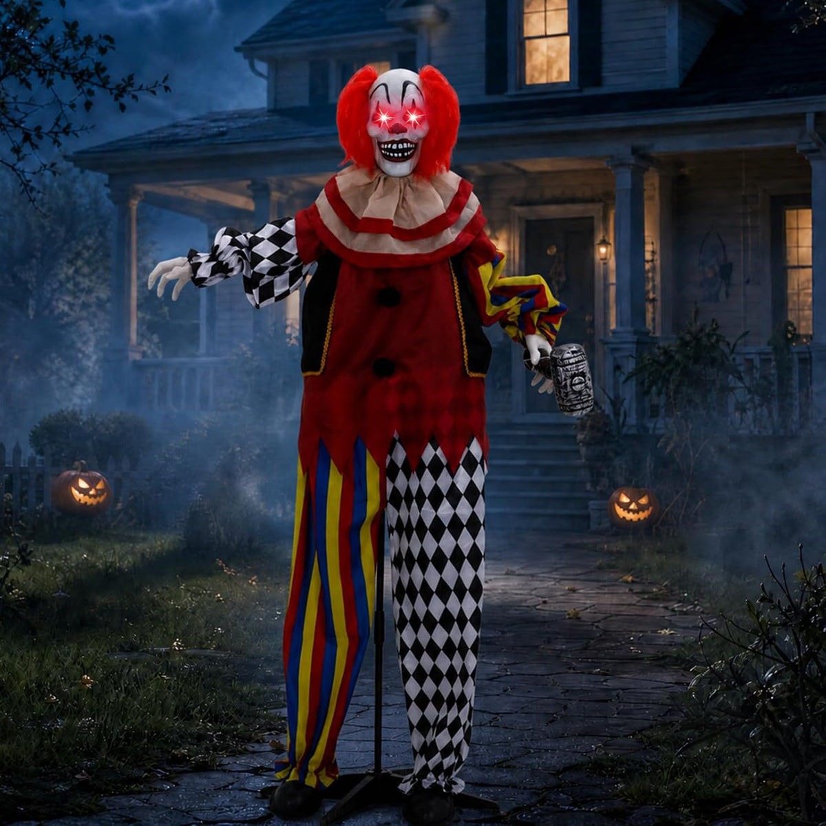 Halloween Decorations Outdoor, 70In Animated Clown