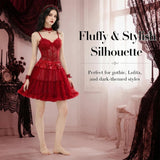 Petticoat Tutu Skirt for Women, Short Layered Tulle