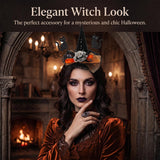 Witch Hat Headband for Women, Halloween Costume Accessory