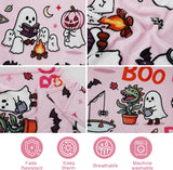 Pink Ghost Blanket, Cute Halloween Blankets and Throws