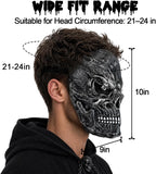 Halloween Mask for Adults, Scary Costume Mask for Halloween Party Cosplay