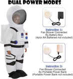 Inflatable Astronaut Costume for Kids, Funny Blow Up Suits