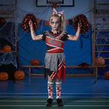 Zombie Cheerleader Costume for Girls