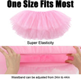 Black/White/Mulitcolor Tutu Skirt for WomenFluffy Layered