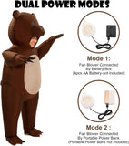 Inflatable Bear Costume for Adults, Funny Halloween Blow Up