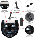 Adult Light-Up Stick Figure Halloween Costume with Mask for Halloween