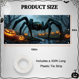 Halloween Garage Door Cover, Scary Banner, 7 x 16 Ft