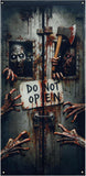 Halloween Door Cover, 73 * 36 inch Spooky Bloody Zombie