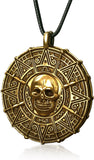 Pirate Coin Necklace Halloween Costume Accessory for Adults