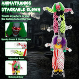 Halloween Decorations Outdoor, 70.5In Animated Clown