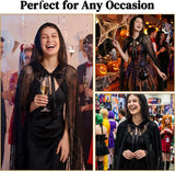 Halloween Gold Hooded Costume Cloak
