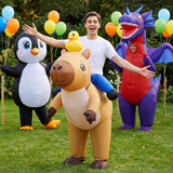 Inflatable Capybara Costume for Adults, Funny Blow Up Costume