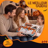 Ghost Blanket, Retro Spooky Diner Cute Halloween Blanket
