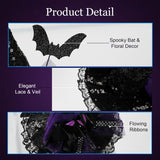 Witch Hat Headband for Women, Halloween Costume Accessory