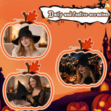 Witch Hat for Women, Distressed Gray, Polyester, One Size, Halloween Cosplay Costume Accessory