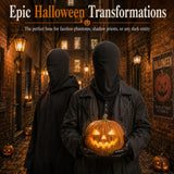 2PCS Halloween Black Hood Mask for Costume Dress-Up