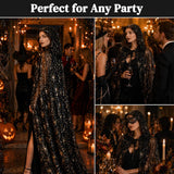 Halloween Gold Hooded Costume Cloak