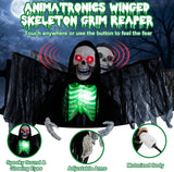 68In Halloween Decorations Outdoor, Animated Grim Reaper