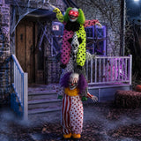 Halloween Decorations Outdoor, 70.5In Animated Clown