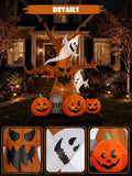 8FT Halloween Inflatable Scary Tree, Blow Up Yard Decoration