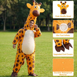 Inflatable Giraffe Costume for Adults, Funny Halloween Blow Up