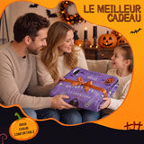Halloween Blanket, Witchy Purple Ouija Board Skull Blanket