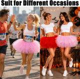 Black/White/Mulitcolor Tutu Skirt for WomenFluffy Layered