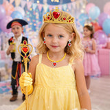 Yellow Princess Dress-Up Accessories Set for Girls (3-8 Years)