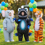 Inflatable Angler Fish Costume for Kids, Funny Blow Up Fish