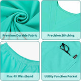 Kids Doctor Costume for Halloween – Medical Scrubs Dress Up Outfit with Lab Coat and Surgical Cap