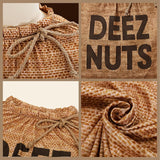 Funny Acorn Costume for Men, Adult Nut Sack Halloween Costume with Hat for Party Cosplay
