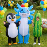 Inflatable Axolotl Costume for Kids, Blow Up Halloween Outfit
