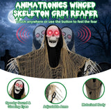 Halloween Decorations Outdoor, 65.6In Animated Grim Reaper