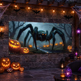 Halloween Garage Door Cover, Scary Banner, 7 x 16 Ft