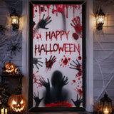 Happy Halloween Door Cover, Scary Zombie Door Decoration